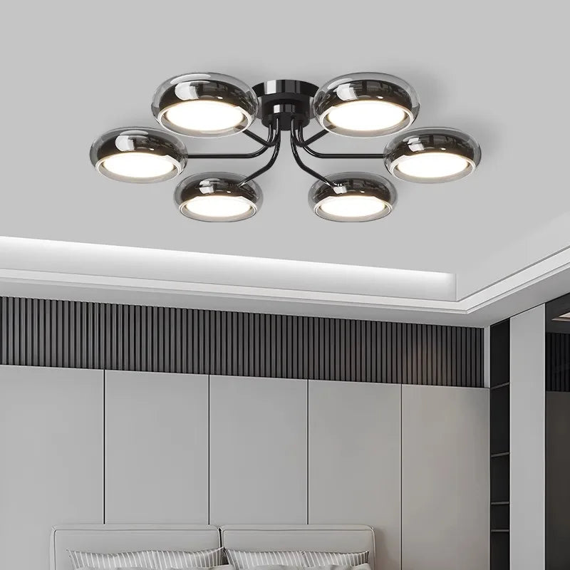 plafonnier moderne design rectangulaire à led pour intérieur - vue 4 sur 9