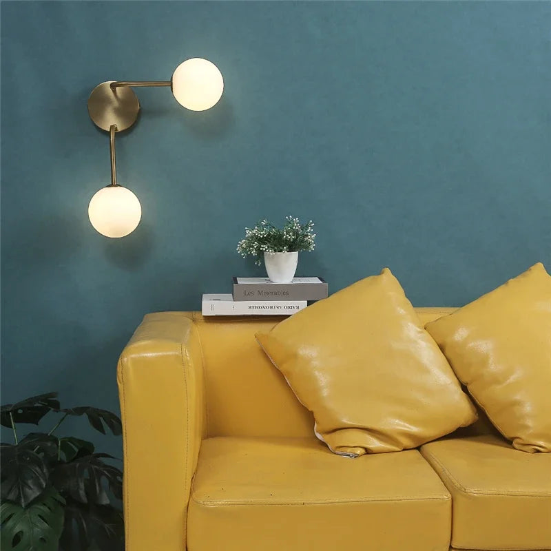 applique murale nordique en verre pour éclairage intérieur - vue 5 sur 11