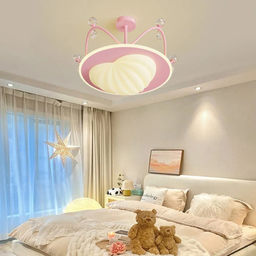 lampe créative en cristal pour chambre de princesse moderne - vue 4 sur 21