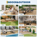 Dalles terrasse bois acacia 12x12 pouces antiderapantes clipsables