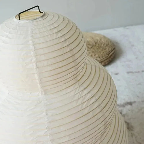 Japanese-style LED Rice Paper Table Lamp, Noguchi Three-tone Light Eye Protection Japanese Lamp, Living Room, Hotel Bedroom, Bed - vue 7 sur 7