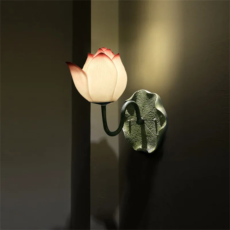 Applique murale Led en forme de Lotus - vue 5 sur 16