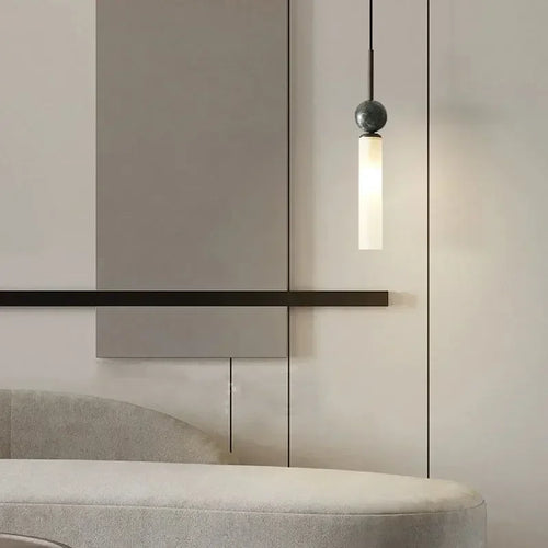 lustre moderne suspendu avec éclairage led décoratif intérieur - vue 3 sur 8
