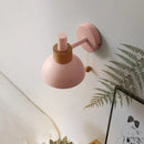 applique murale en bois avec interrupteur à tirette design nordique