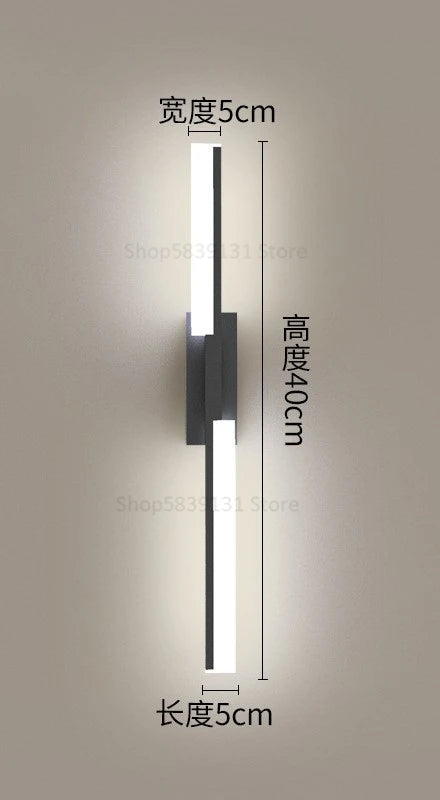 applique murale led de luxe simple et moderne pour hôtel - vue 10 sur 10