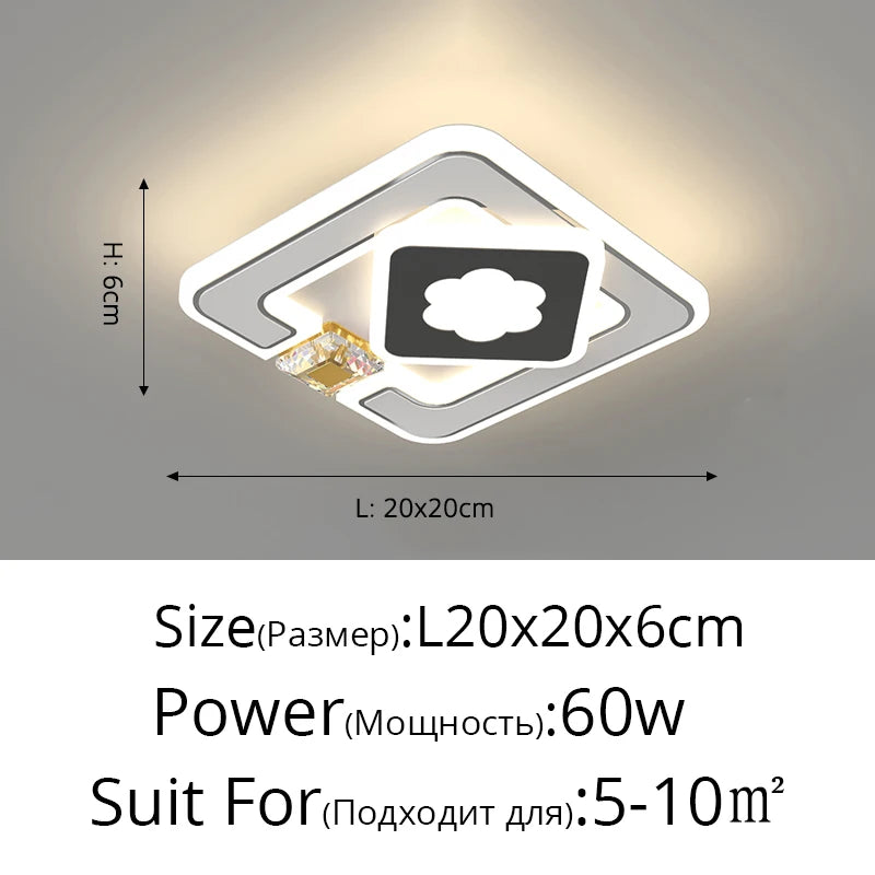 allée nordique led lumières de luxe personnalité créative - vue 11 sur 14