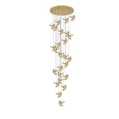 suspension à led pour escalier design créatif et rotatif - vue 14 sur 16