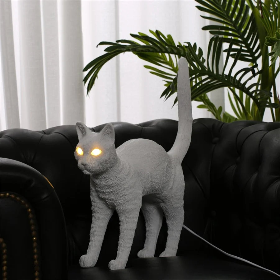 lampe de bureau esthétique en résine pour animaux décorative - vue 2 sur 9