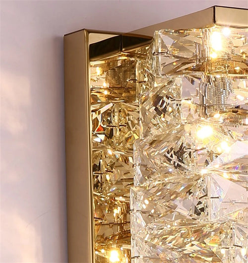 applique murale en cristal moderne lampe à led pour intérieur - vue 3 sur 18