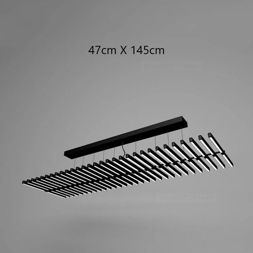 plafonnier led suspendu design nordique moderne éclairage intérieur décoratif - vue 13 sur 14