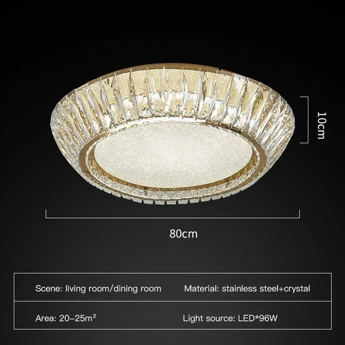 plafonnier en cristal luxe design nordique pour décoration intérieure - vue 11 sur 10