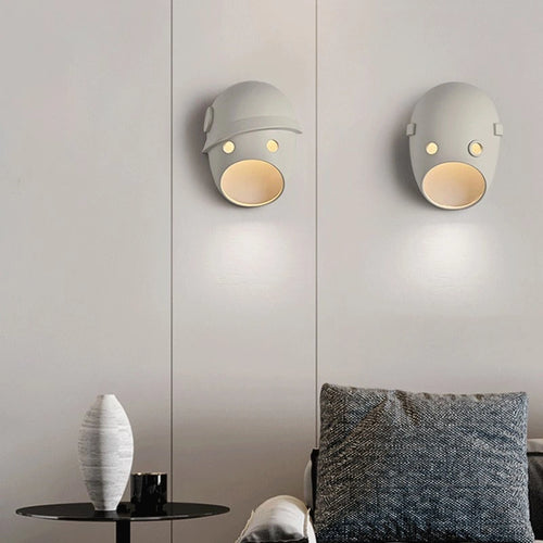 applique murale en résine avec éclairage décoratif créatif nordique - vue 4 sur 10