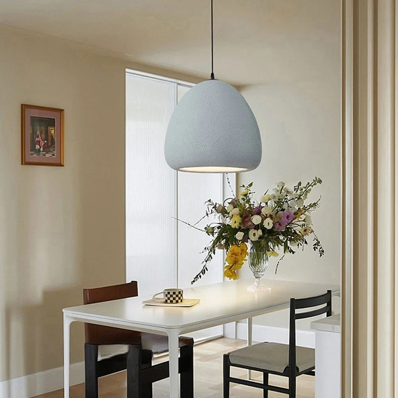 suspension nordique en résine pour décoration moderne et design - vue 4 sur 10