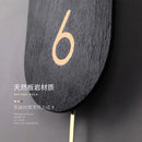 horloge murale en roche design moderne et silencieuse