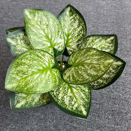 feuilles de phénix artificielles décoration verte en plastique - vue 25 sur 40