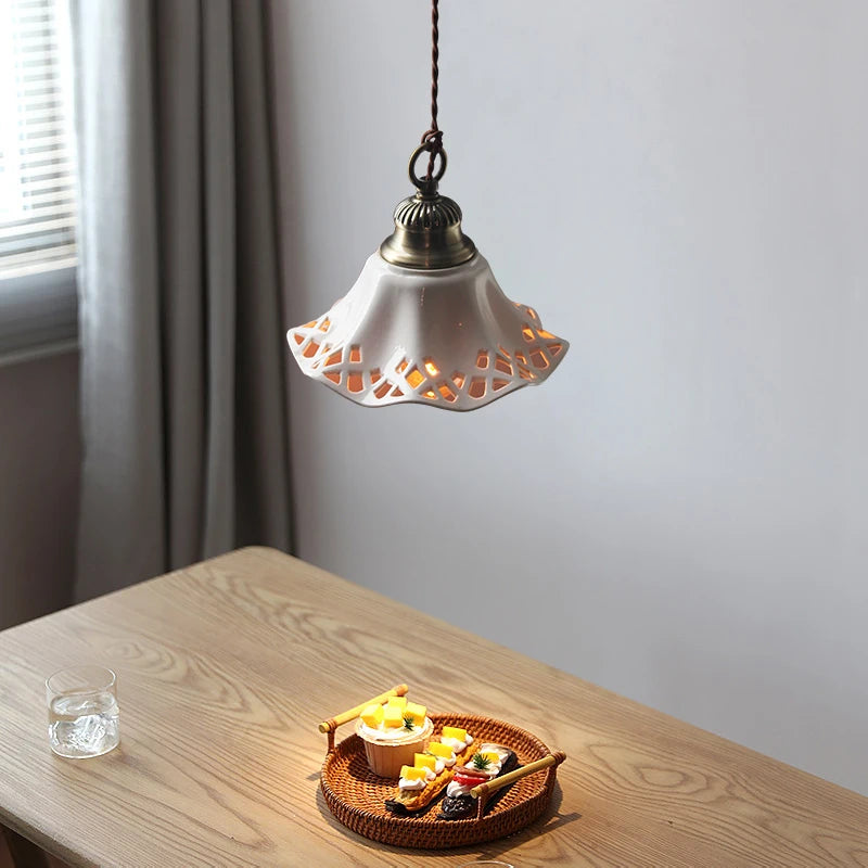Suspension led en céramique moderne simple - vue 6 sur 29