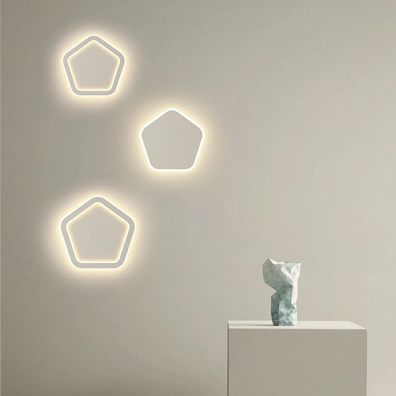 lampe led murale nordique créative simple moderne - vue 4 sur 16
