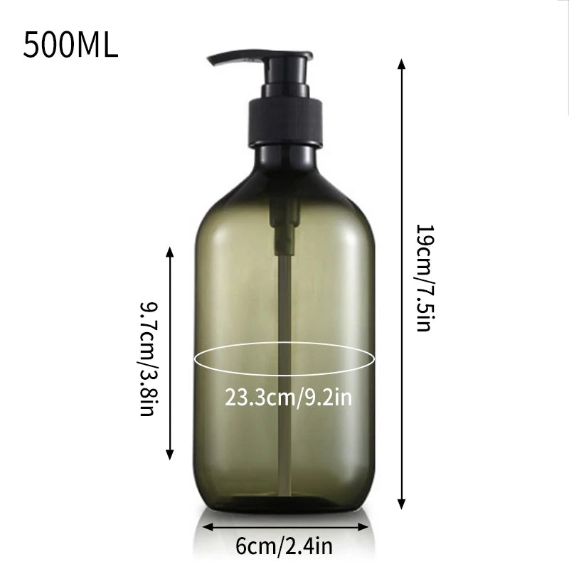 flacon pompe rechargeable pour shampoing et gel douche - vue 14 sur 33