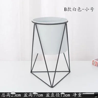 support de plante moderne en fer pour décoration intérieure et extérieure - vue 18 sur 18