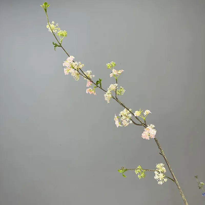 décoration de table en fleurs artificielles et saule neige - vue 8 sur 10