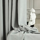 Rideau velours chenille occultant épais style moderne