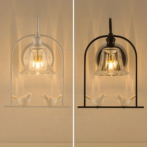 applique murale moderne led en forme d'oiseaux pour décoration - vue 3 sur 12