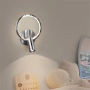 applique murale à led moderne en chrome pour intérieur design