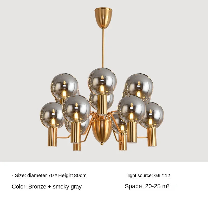 suspension design en verre pour décoration intérieure moderne - vue 12 sur 12
