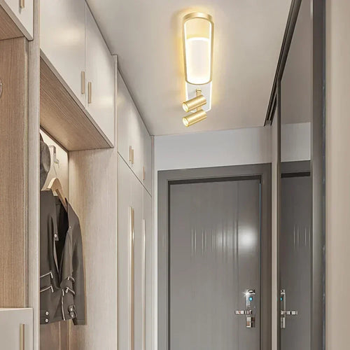 plafonnier moderne à leds avec projecteur pour décoration maison - vue 7 sur 26