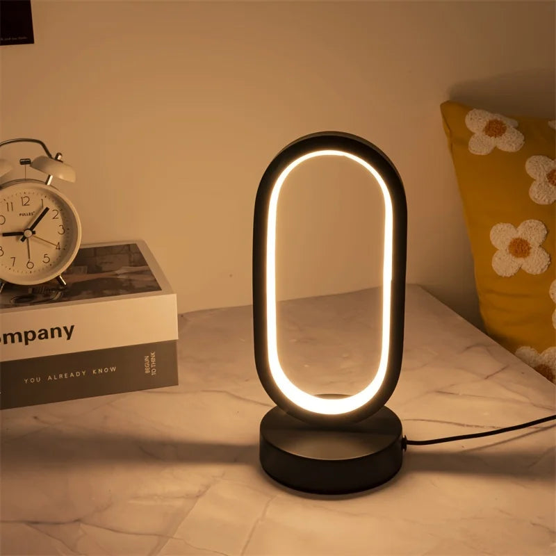 lampe à poser led en forme de u pour éclairage décoratif - vue 5 sur 7