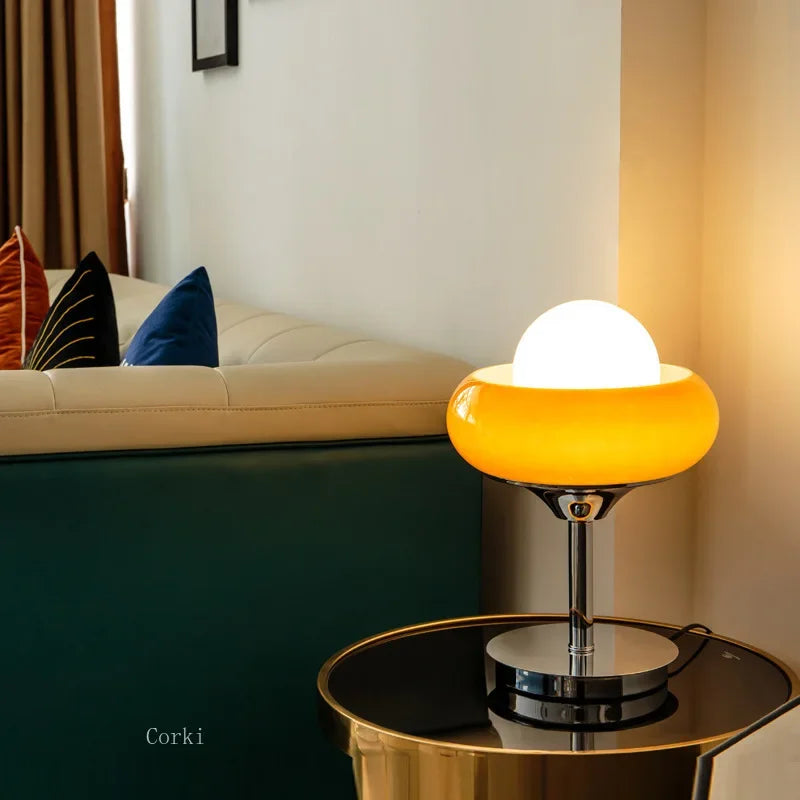 lampe à poser moderne au design nordique vintage - vue 4 sur 6