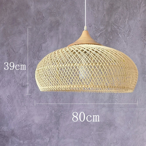 Suspension vintage d'Asie du Sud-Est Lampes en rotin de haute qualité Salle à manger Restaurant Cuisine Luminaires Loft Luminaires - vue 23 sur 27