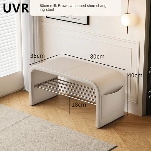 tabouret de lit moderne léger et luxueux pour la maison - vue 4 sur 6