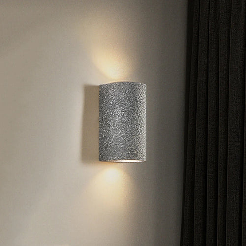 applique murale led wabi-sabi japonais rétro en ciment - vue 4 sur 11