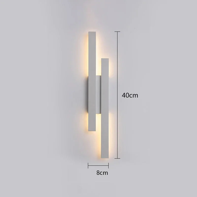 Applique murale intérieure Led moderne salon chambre escalier décoration de la maison chevet applique murale lampes luminaire - vue 8 sur 9