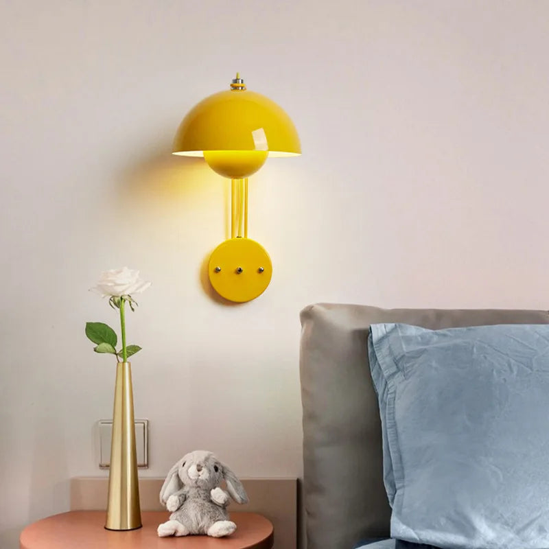 Applique murale colorée arrondie à LED - vue 4 sur 14