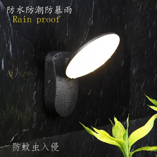 applique murale extérieure étanche avec éclairage led moderne - vue 4 sur 7