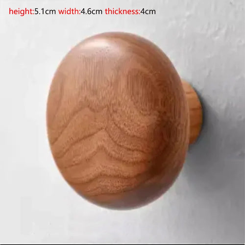 porte-manteau mural en bois naturel pour rangement décoratif - vue 13 sur 12