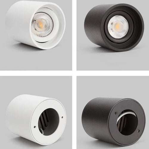 led surface monté rond spot pour meubles de cuisine - vue 4 sur 5