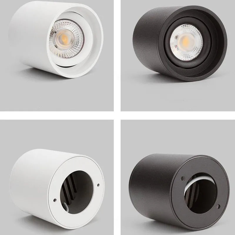 led surface monté rond spot pour meubles de cuisine - vue 4 sur 5