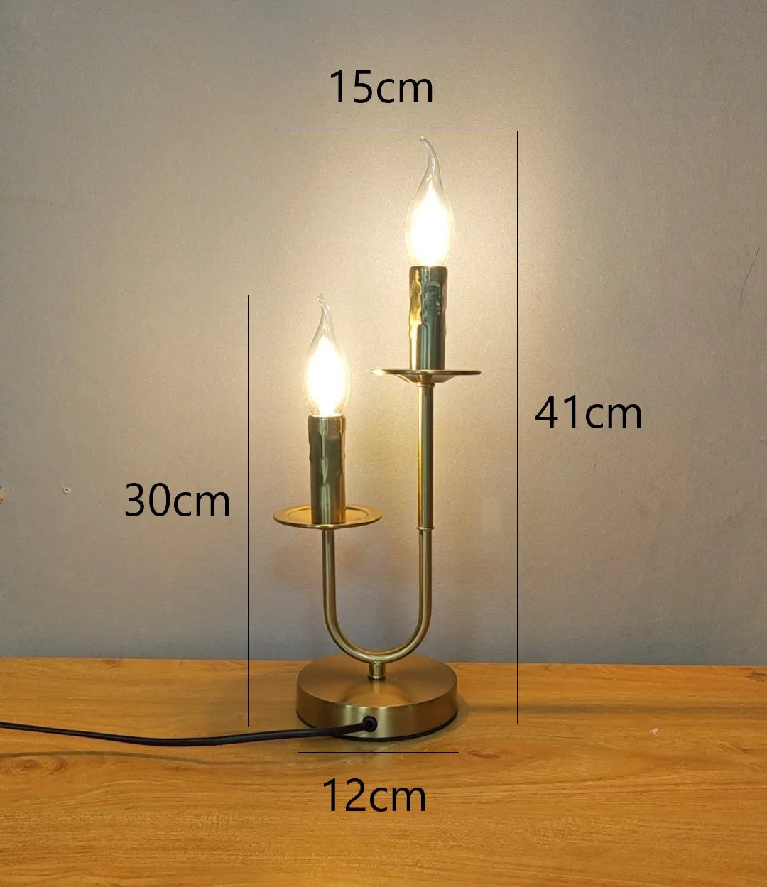 lampe à poser industrielle rétro pour décoration intérieure moderne - vue 10 sur 10
