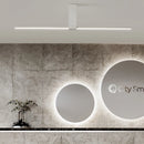 lampes de plafond minimalistes longues pour divers espaces