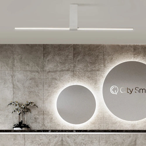 lampes de plafond minimalistes longues pour divers espaces - vue 5 sur 12