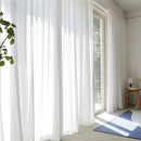 Voilage froissé moderne léger pour salon chambre fenêtre