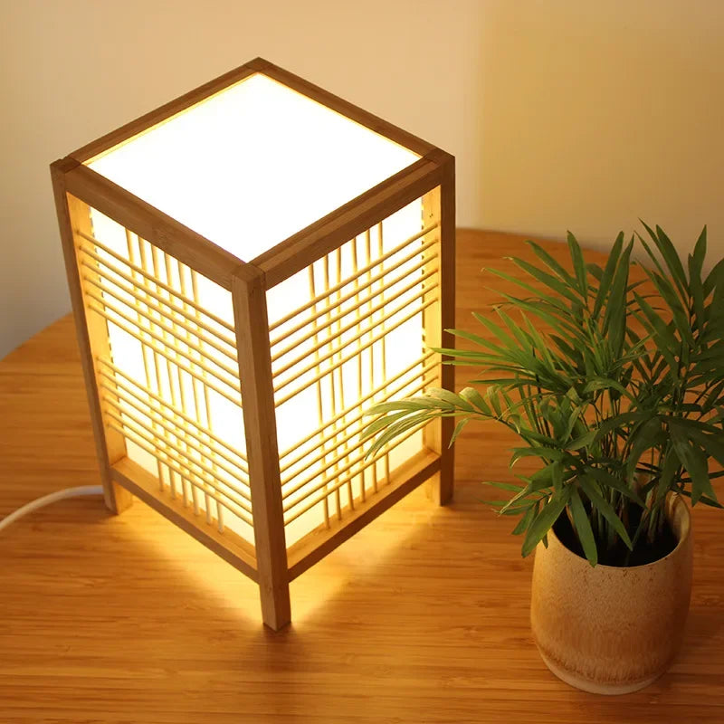 Lampe de Table japonaise Tatami Club Zen - vue 5 sur 13
