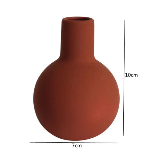 vase en céramique artisanale pour fleurs séchées décoratif et créatif - vue 12 sur 16