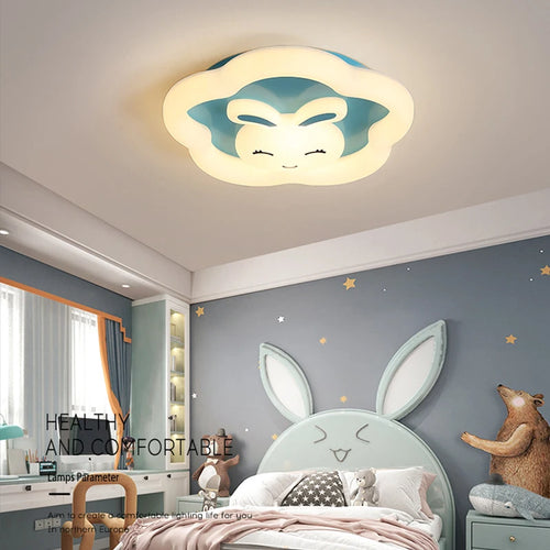 plafonniers simples pour enfants motif lapin dessin animé créatif - vue 5 sur 9