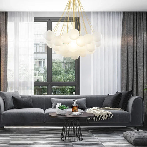 lustre moderne en verre pour une décoration élégante à la maison - vue 6 sur 10