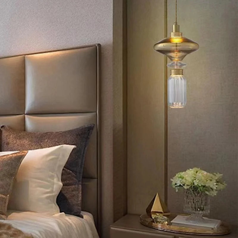 lustre led avec collocation gratuite et fil réglable - vue 4 sur 14