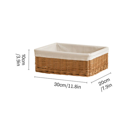 panier de rangement décoratif pour cosmétiques et fournitures - vue 16 sur 17